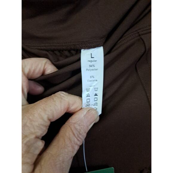 NWT Halara Women's Play My Way Maxi Buckle Skirt Large High Waisted High Slits - Picture 3 of 8